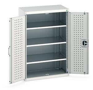 Bott Tool Storage Cupboards for workshops with Shelves and or Perfo Doors Bott Perfo Door Cupboard 800Wx525Dx1200mmH - 3 Shelves